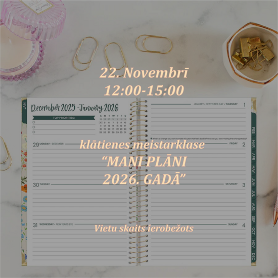 Mani plāni 2026.gadā